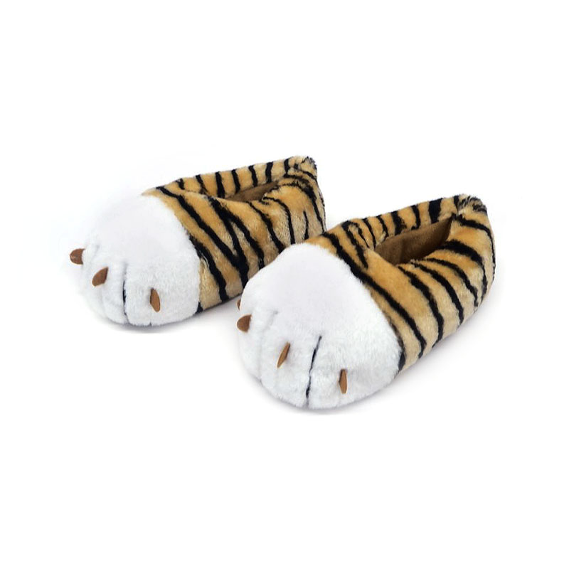 Schattige kleine tijger PAWS pantoffels